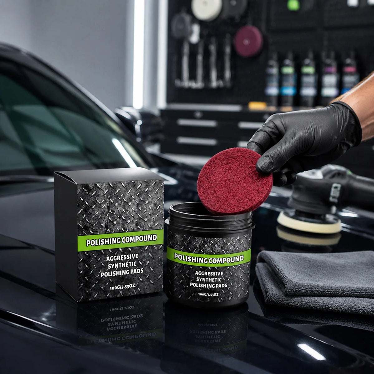 Polishing Compound Kit – Car Paint, Metal & Surface Polish Polishing Compound Kit Nixie