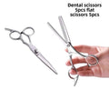 Professional Steel Pet Grooming Scissors & Dog Comb Set Pet Grooming Scissors Nixie Combination 10pcs