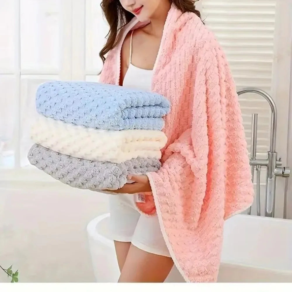 Nixie 70x140cm Coral Fleece Bath Towel – Quick Dry & Absorbent Bath Towel Nixie
