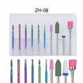 Tungsten Carbide Nail Drill Bit Set – Cuticle & Polishing Nail Drill Bit Set Nixie ZH08