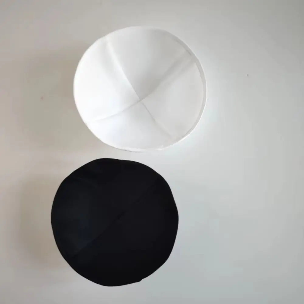 Satin Kippah Yarmulke – Lightweight Round Dome Head Cover Religious Head Cover Nixie