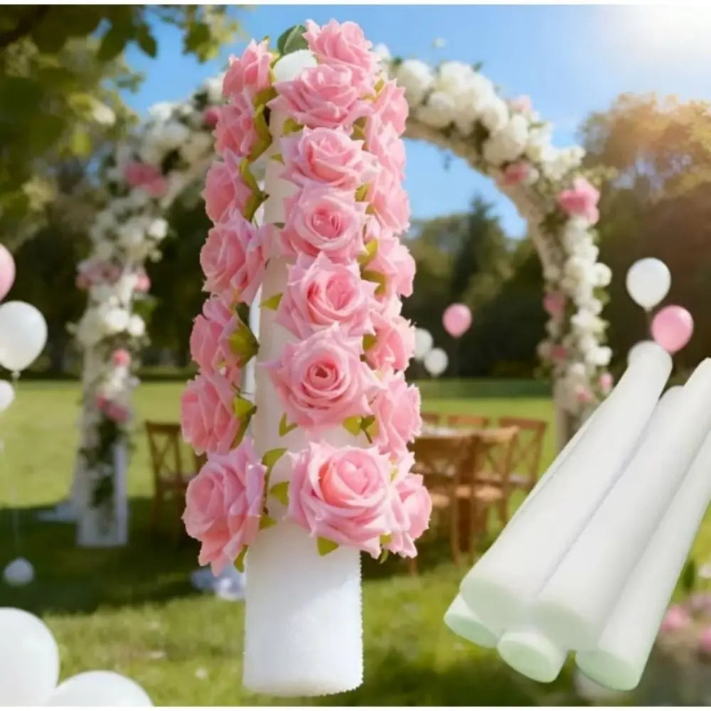 2M EPE Foam Floral Craft Stick – Flexible Wreath & Arch Rod Floral Craft Foam Rod Nixie