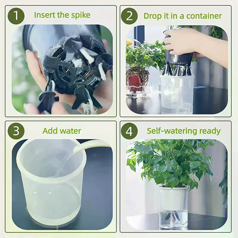 10-Pack Self-Watering Irrigation Spikes | Indoor & Outdoor Plants Plant Irrigation Spikes Nixie