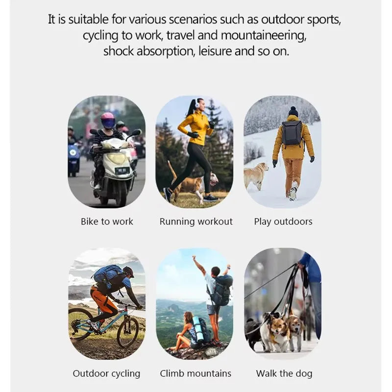 Nixie Half-Finger Cycling Gloves – Shock-Absorbing Silicone Cycling Gloves Nixie