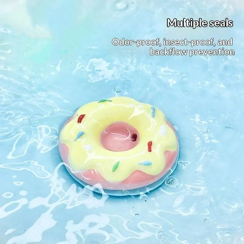 Ceramic Donut Sink Drain Stopper – Anti-Clog Bathroom Decor