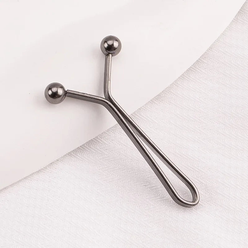 4PC Invisible Adjustable Waist Clips for Jeans & Skirts Waist Adjuster Clip Nixie Gun Black 4pcs