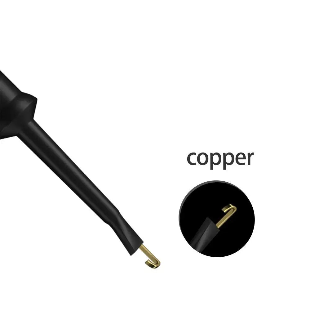 Mini Copper Test Hook Clip – Soldered Gilded Grabber 10A