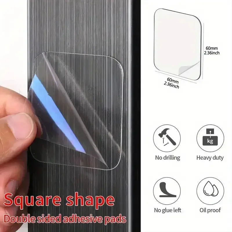 50pcs Heavy Duty Nano Double-Sided Tape – No Residue, All Surfaces Double-Sided Tape Nixie