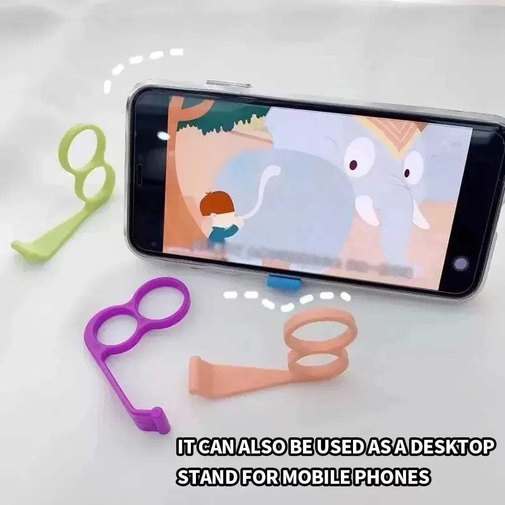 2/5PCS Finger Ring Phone Stand Holder Desktop Lazy Bracket