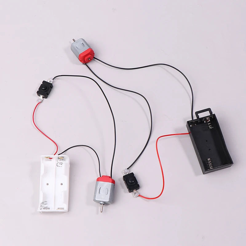 130 Motor Kit with Battery Case & Switch – 16500 RPM DIY DIY Motor Kit Nixie