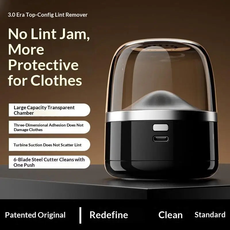 Electric Fabric Shaver & Lint Remover – Transparent Compartment Fabric Lint Remover Nixie