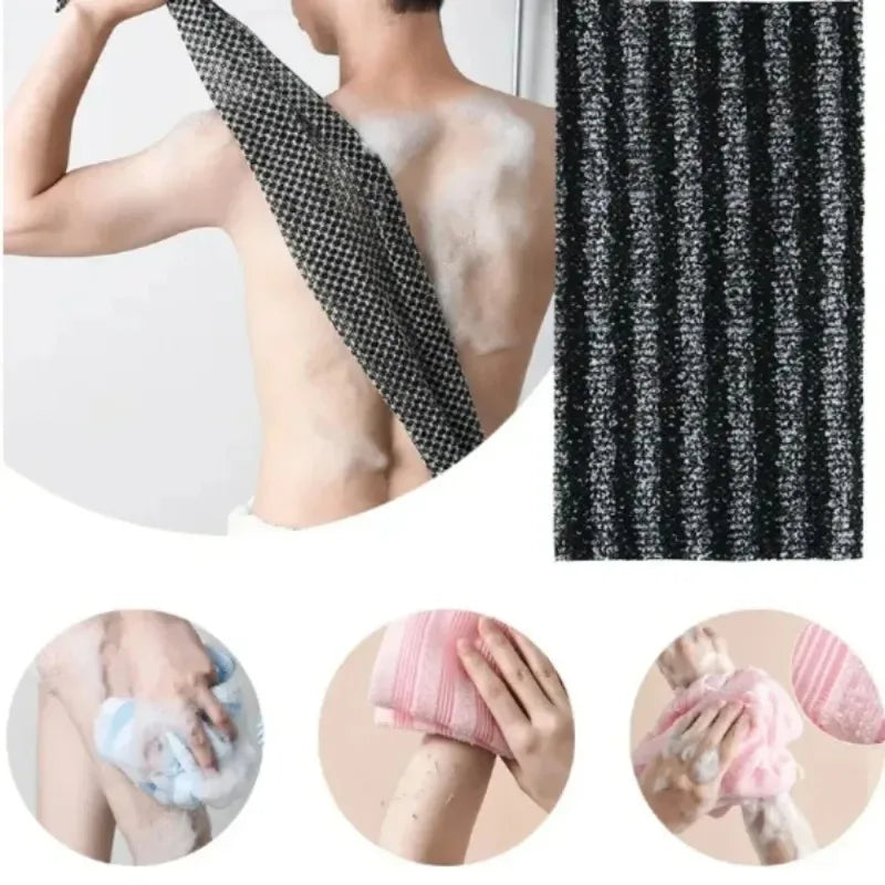 Japanese Nylon Exfoliating Body Scrub Towel – Back Wash Cloth Body Scrub Towel Nixie