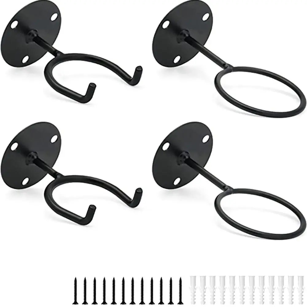Heavy-Duty Baseball Display Wall Mount Rack & Bat Holder