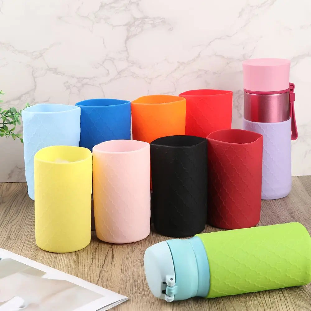 Silicone Water Bottle Boot Anti-Slip Bottom Sleeve Cover Bottle Boot Sleeve Nixie