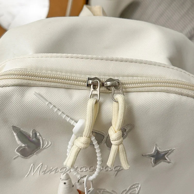 Women's Star Backpack – Korean College Style School Bag for Girls Girls School Backpack Nixie