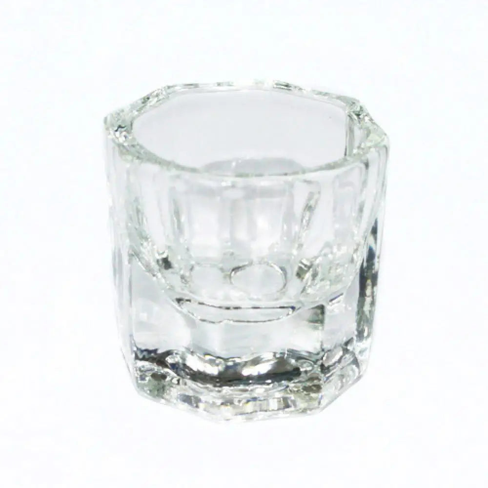 Octagonal Glass Dappen Dish for Acrylic Nail Art | Crystal Cup Nail Art Dappen Dish Nixie 3.3x3.3cm 601-700ml