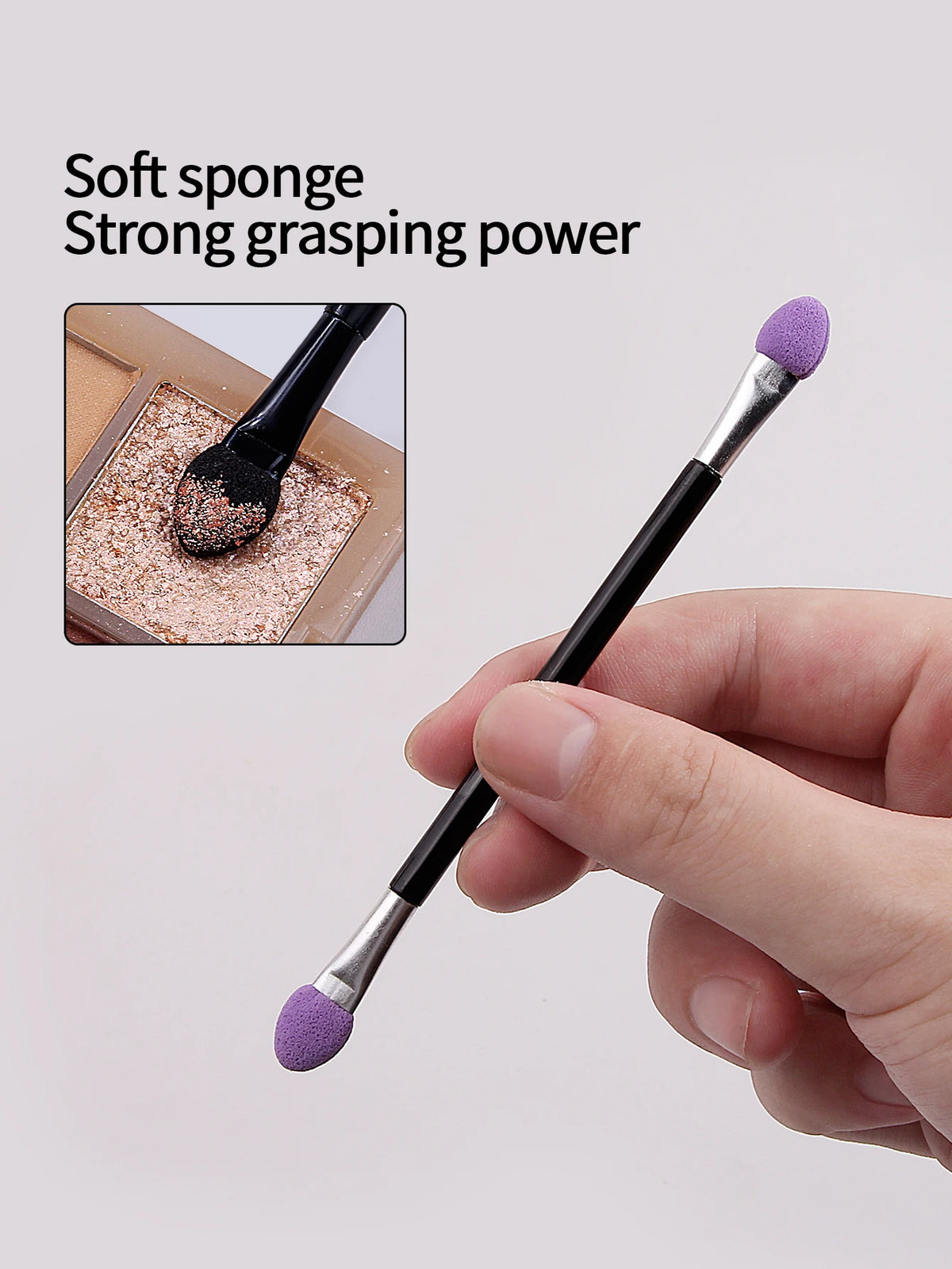 Sponge Eyeshadow Applicator Brush Set 10/50 Pcs – Double Head