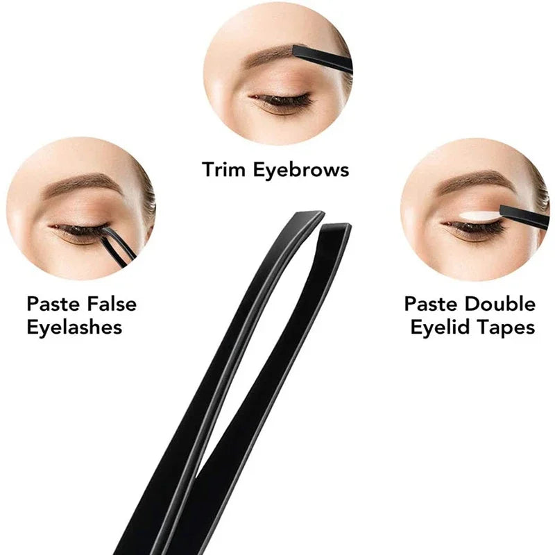 Eyebrow Trimmer Set – Scissors, Tweezers, Razor & Comb Kit