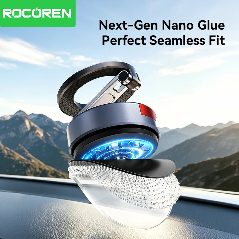 Rocoren Magnetic Car Phone Holder 360° Suction Cup Mount Magnetic Car Mount Nixie