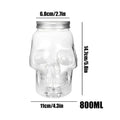 Skull Jars with Lids – Gothic Spice & Spooky Decor Storage