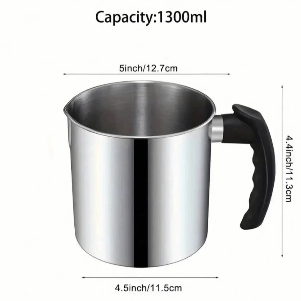 44 Oz Stainless Steel Candle Making Pouring Pot | Wax Melter Candle Making Pot Nixie