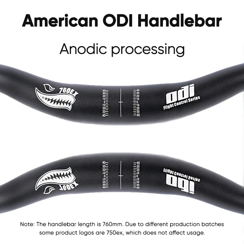ODI 7050 Aluminum MTB Handlebar 760mm Ultralight Mountain Bike Bar MTB Handlebar Nixie