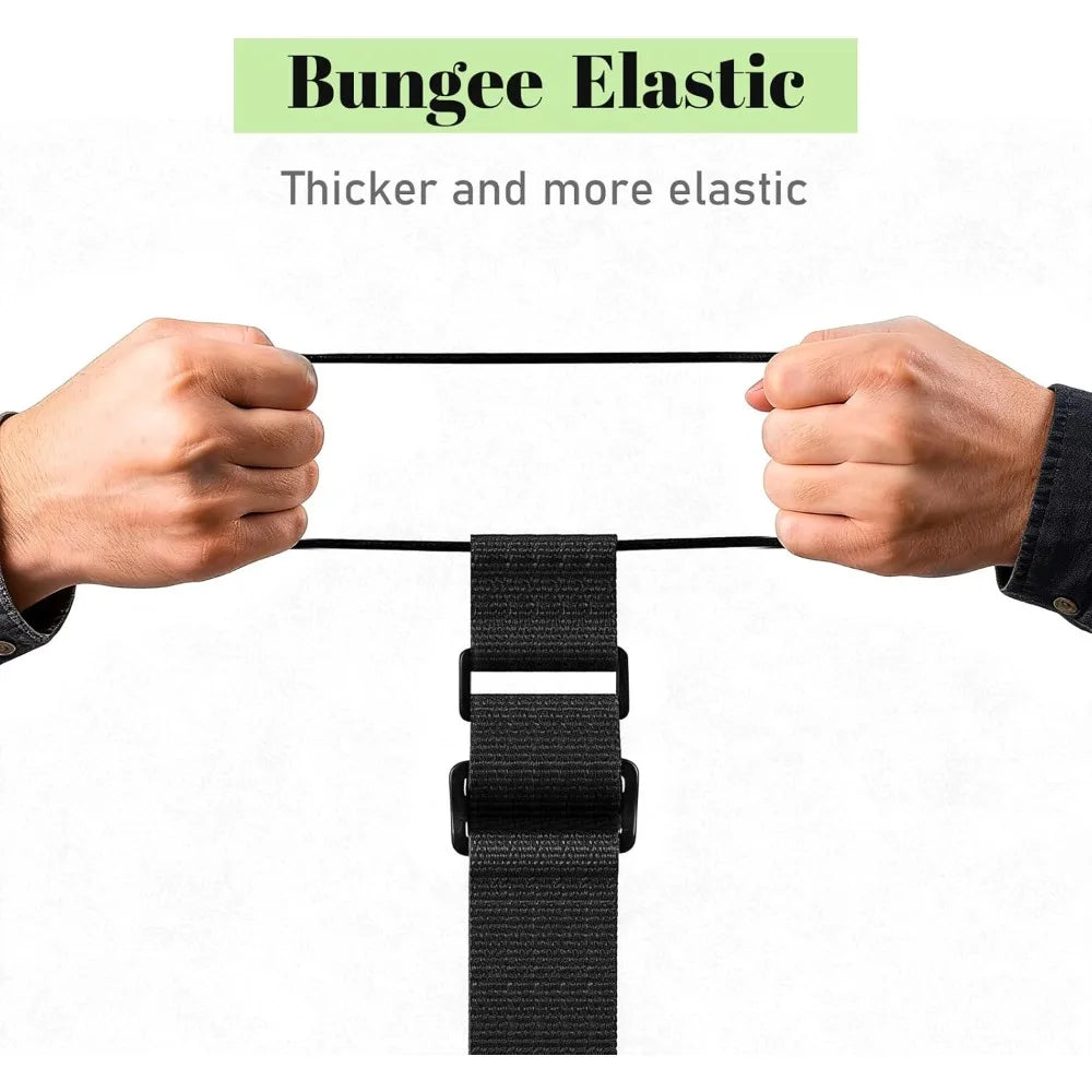 2-Pack Adjustable Luggage Connector Straps for Suitcases