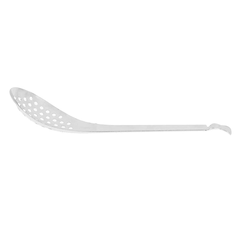 56-Hole Stainless Steel Caviar Spoon & Egg Yolk Separator Kitchen Strainer Spoon Nixie