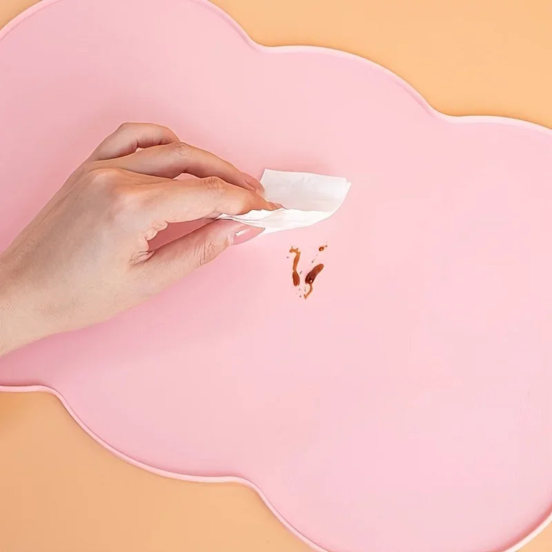 Silicone Pet Feeding Mat for Dogs & Cats | Waterproof Bowl Mat Pet Feeding Mat Nixie
