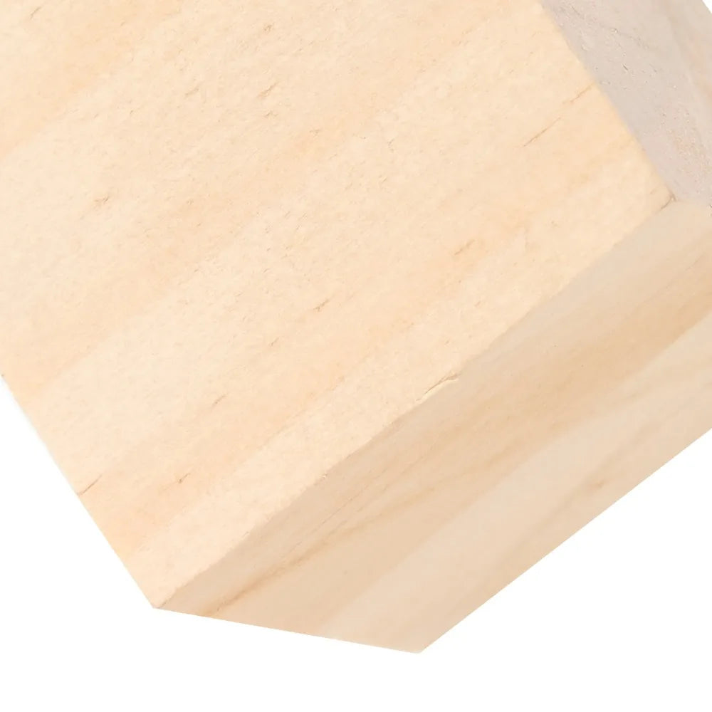 12PCS Unfinished Pine Wood Blocks – Smooth Square Craft Cubes Wood Craft Blocks Nixie