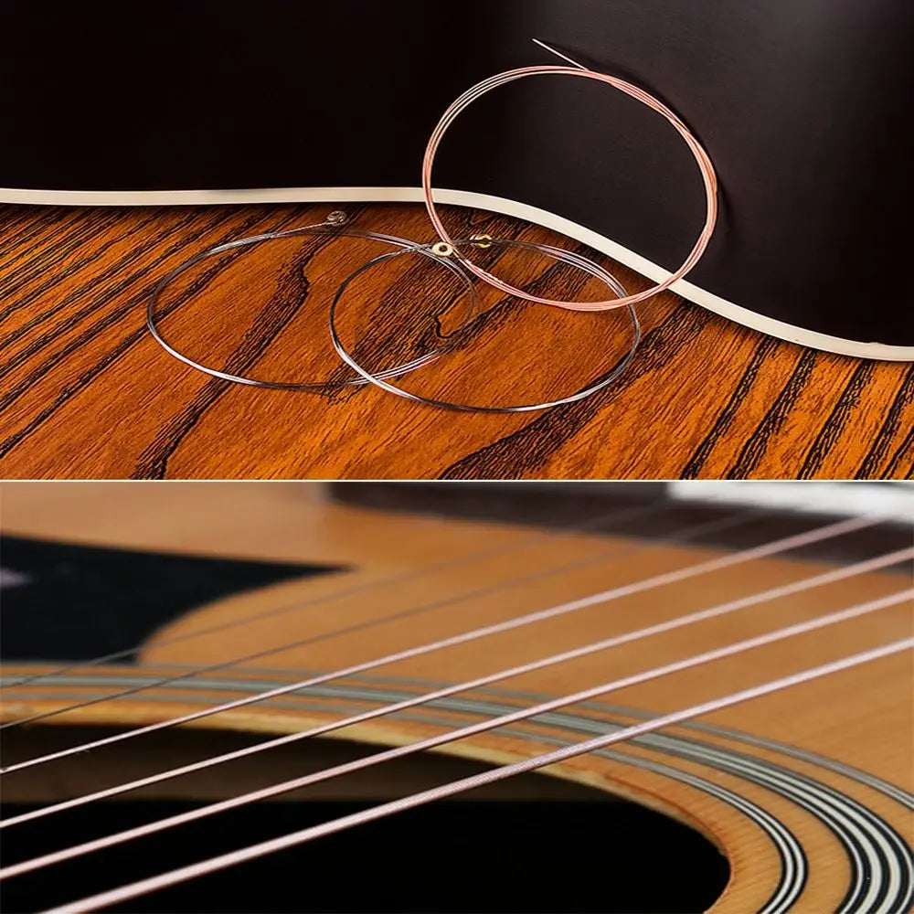 Acoustic Guitar Strings Stainless Steel & Bronze Wound – 3 Styles Guitar Strings Nixie