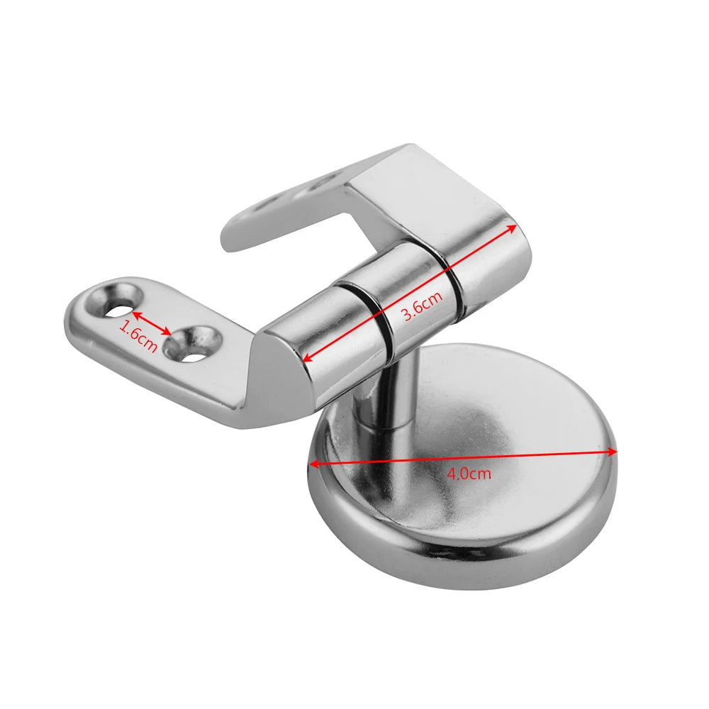 Universal Toilet Seat Hinges – Chrome Zinc Alloy Replacement Set Toilet Seat Hinges Nixie