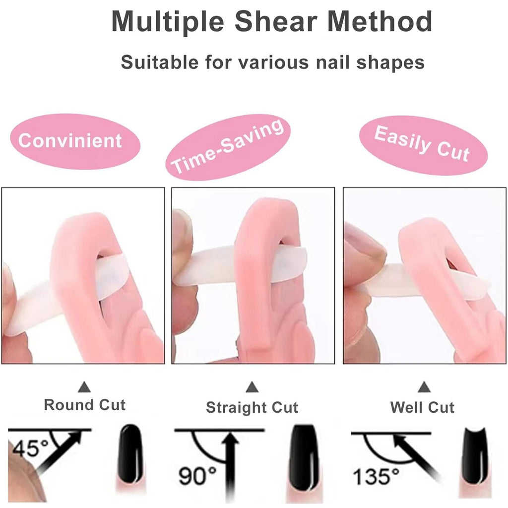 U-Shape Nail Tip Trimmer – Precision Acrylic & Gel Cutter Nail Tip Trimmer Nixie