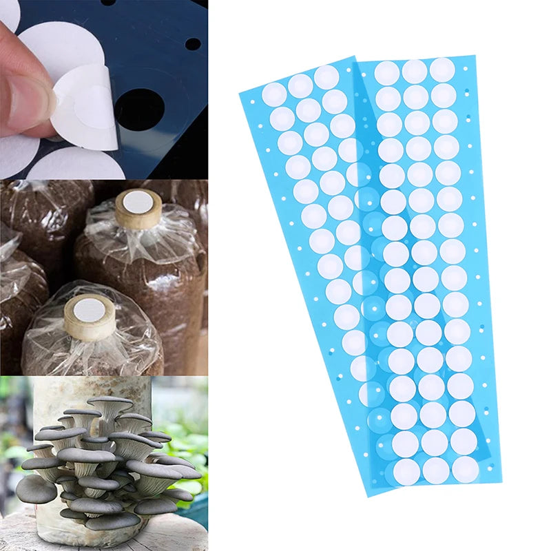 48Pcs EPTFE Filter Stickers 20mm for Mushroom Jar Lids Cultivation Filter Sticker Nixie one size
