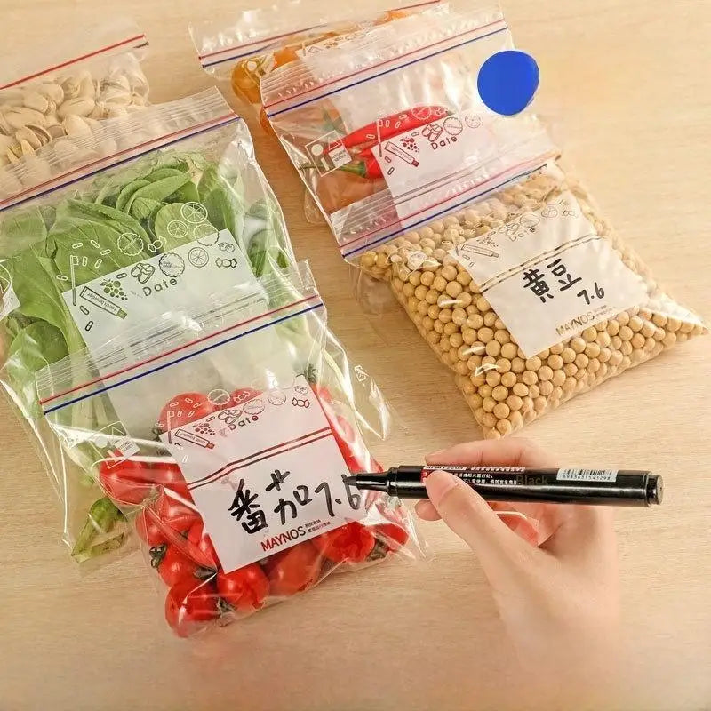 Food Storage Bags Double Seal Freezer Safe 3 Sizes Airtight Food Storage Bags Nixie