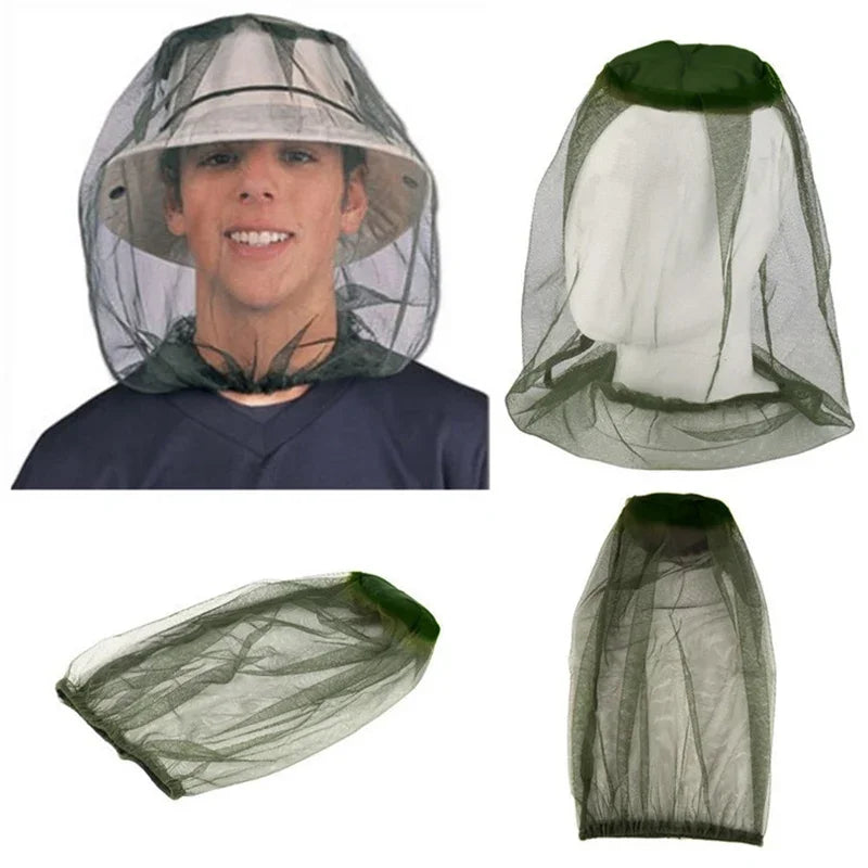 Mosquito Head Net Hat – Bug Mesh for Camping & Hiking