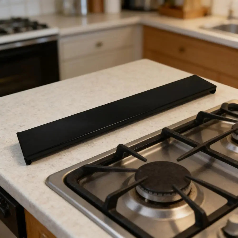 Stainless Steel Stove Gap Cover – Adjustable Oil-Proof Baffle Stove Gap Cover Nixie