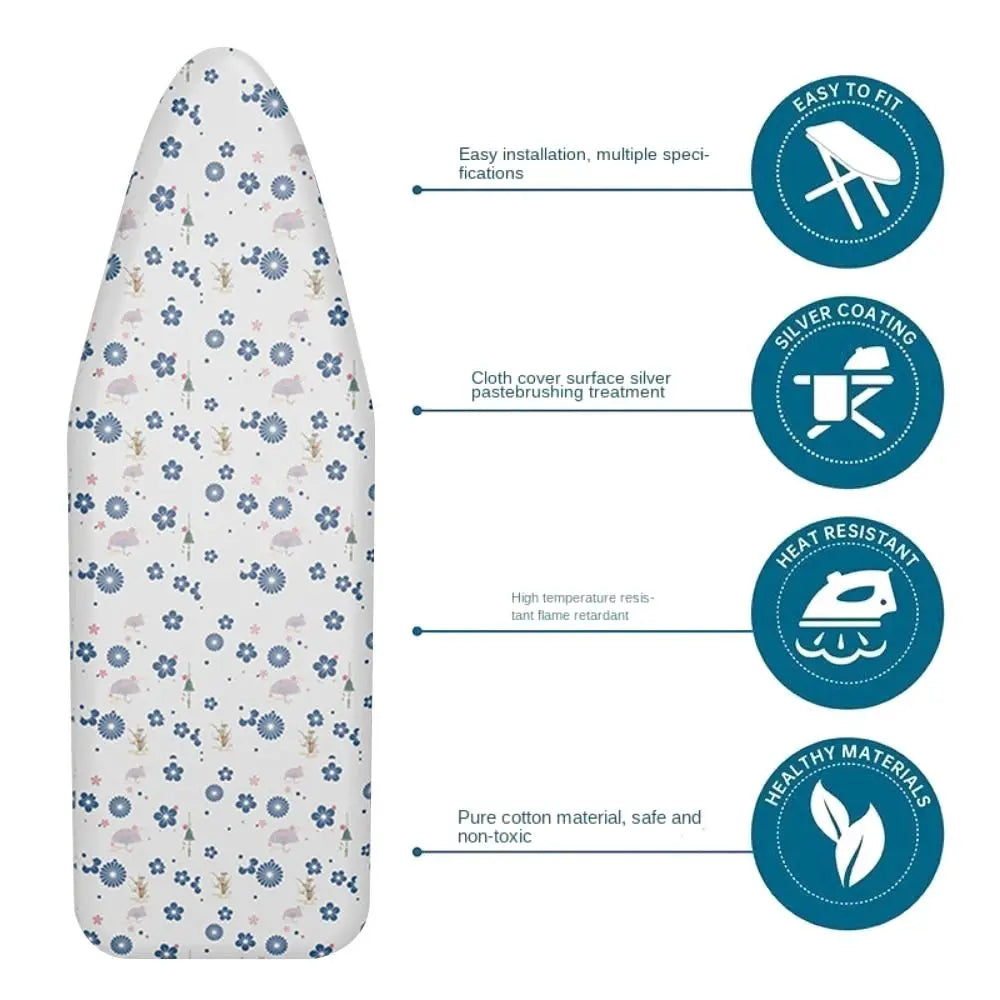 Thickened Heat-Resistant Ironing Board Cover – Padded