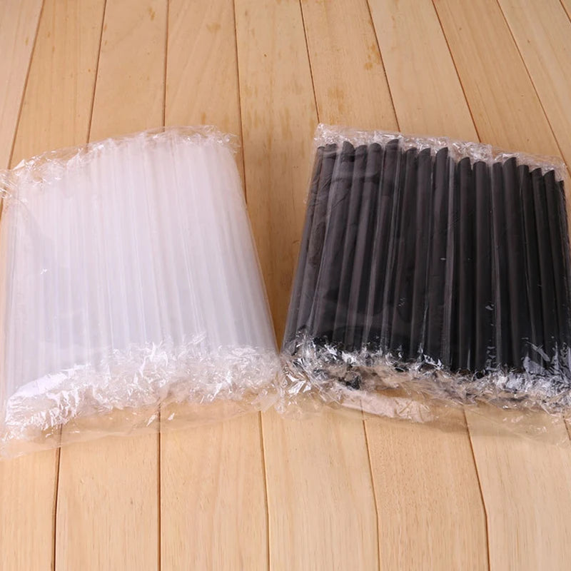 100pcs Wide Bubble Boba Milk Tea Straws – Thick Smoothie Straws Drinking Straws Nixie