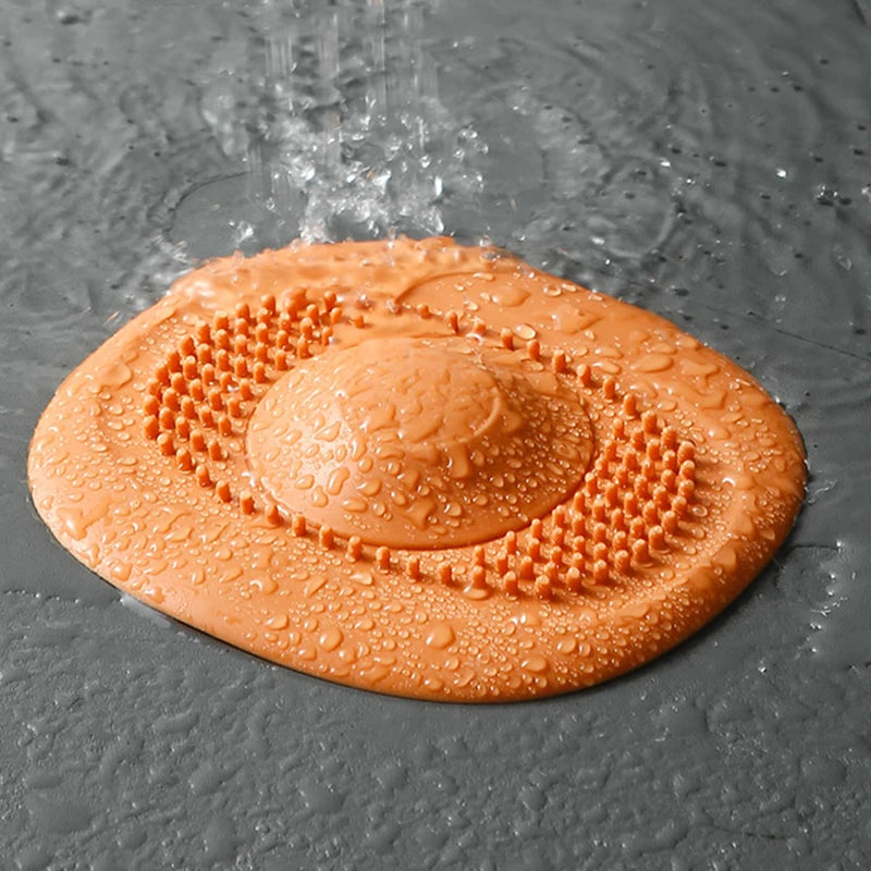 Silicone Hair Catcher Shower Drain Cover & Sink Strainer Drain Strainer Nixie