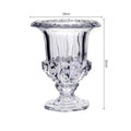 Luxury Transparent Glass Vase | Roman Goblet Style Home Decor Decorative Glass Vase Nixie A2