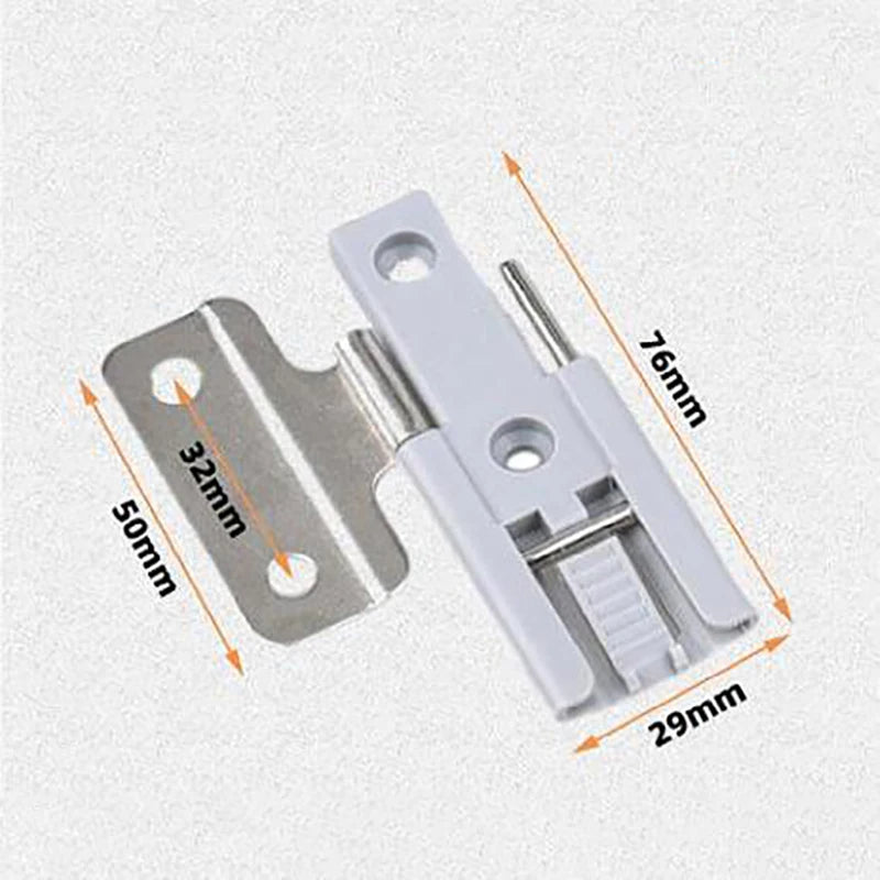 Accordion Folding Door Tracked Hinge for Wardrobe & Cupboard Folding Door Hinge Nixie
