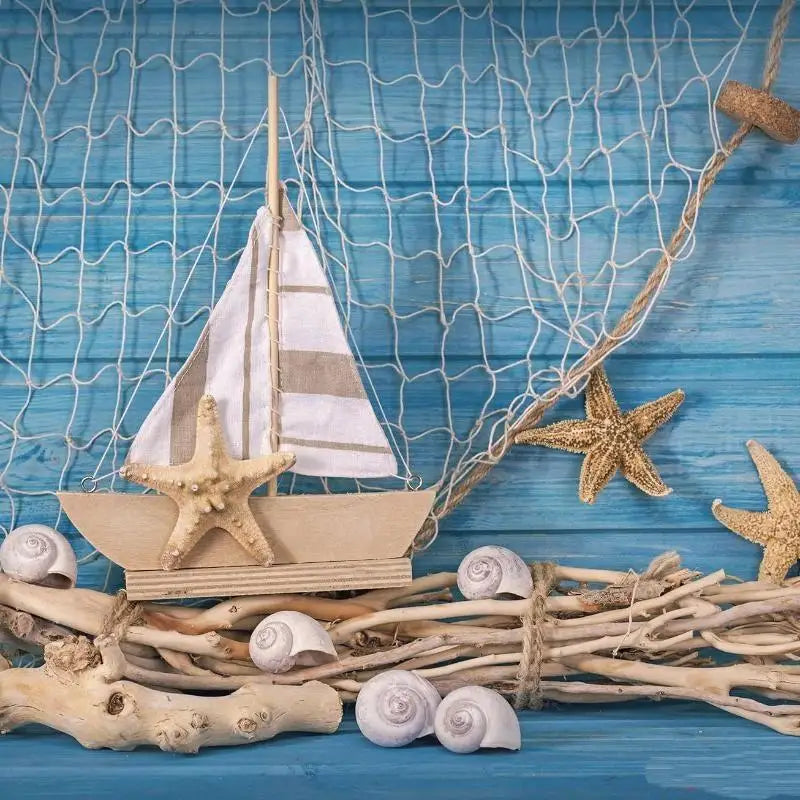 Nautical Fishing Net Wall Hanging – Beach Party & Home Décor Wall Hanging Decor Nixie
