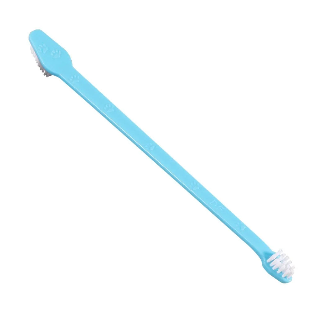 Double-Headed Dog Toothbrush – Soft Pet Finger Brush