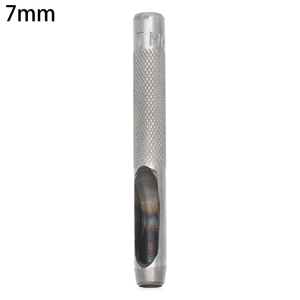 Round Steel Leather Hole Punch 1mm–10mm | Carbon Steel Tool