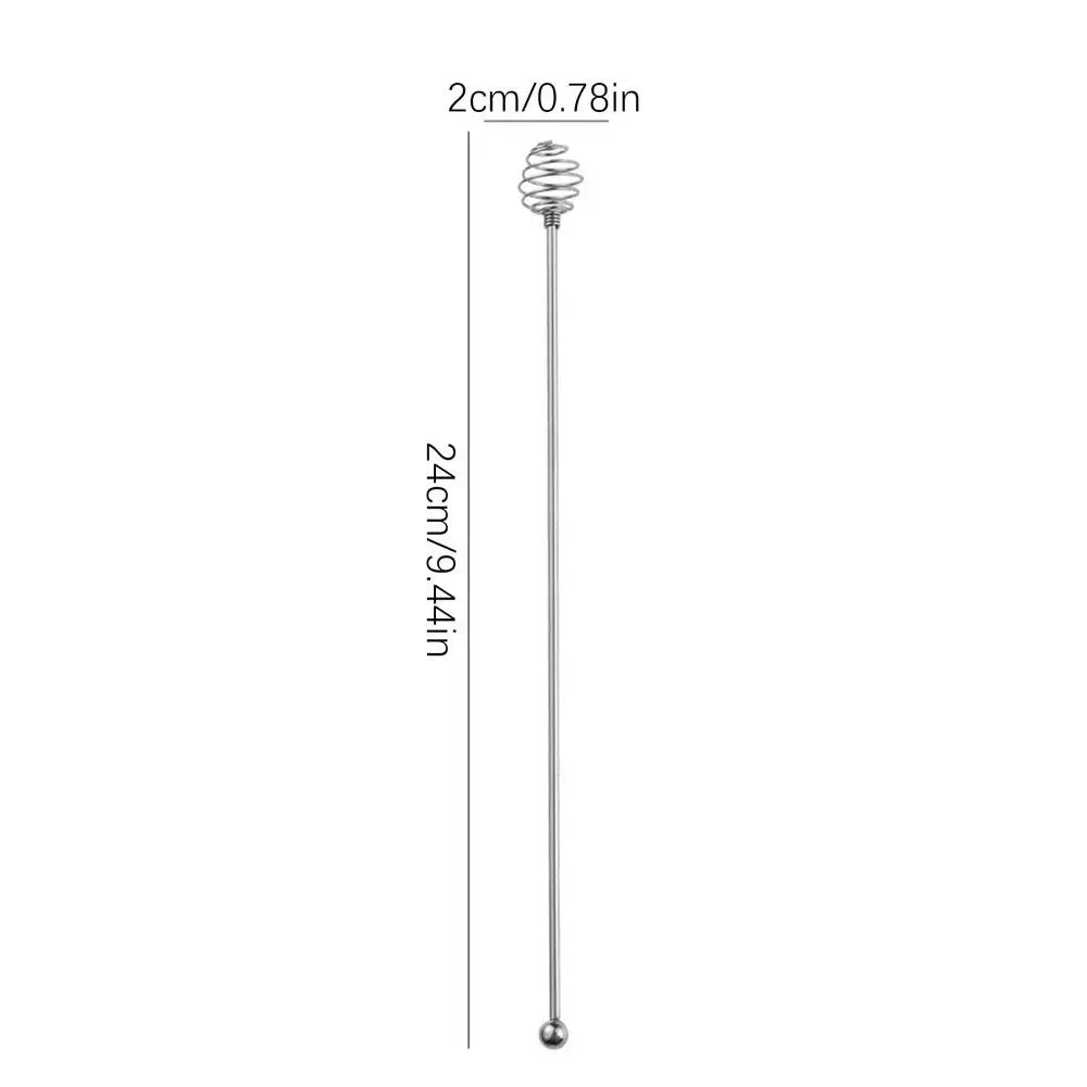 Stainless Steel Bartender Mixing Spoon | Reusable Drink Stirrer