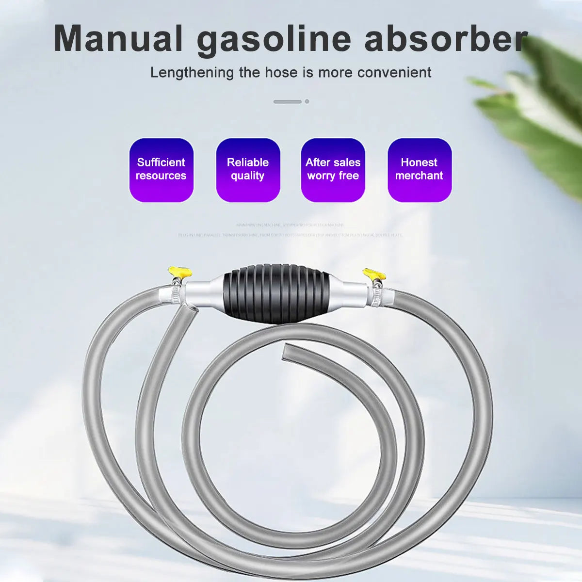 Manual Fuel Transfer Pump Kit – 2m PVC Hose, Oil & Diesel Fuel Transfer Pump Nixie