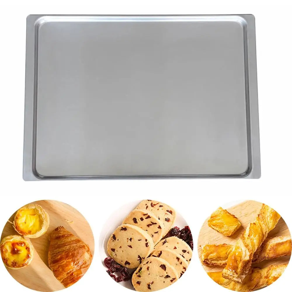 Non-Stick Aluminum Baking Tray 315x435mm | Even Heating Pan Baking Tray Nixie