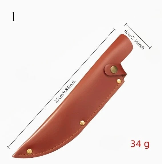 Leather Knife Sheath – Cowhide Chef & Butcher Knife Cover