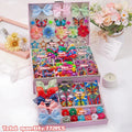 772-Piece Girls Hair Accessories Set – Clips, Bands & Bows Kids Hair Accessories Nixie 772PCS-No box